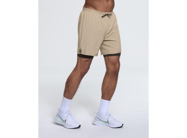 Dæhlie Herre Shorts Run 2in1 M Perfekt løpeshorts med inntertights - Be 