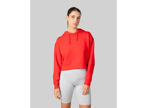 Johaug Genser ATH Smooth Hoodie XS Luksuriøs myk og elastisk - Red 