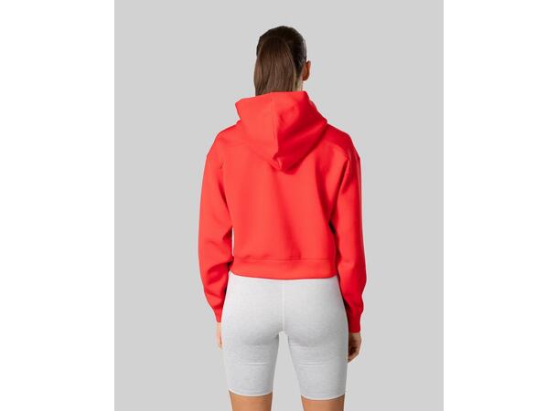Johaug Genser ATH Smooth Hoodie XS Luksuriøs myk og elastisk - Red 