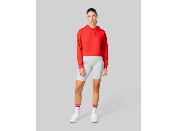Johaug Genser ATH Smooth Hoodie XS Luksuriøs myk og elastisk - Red 