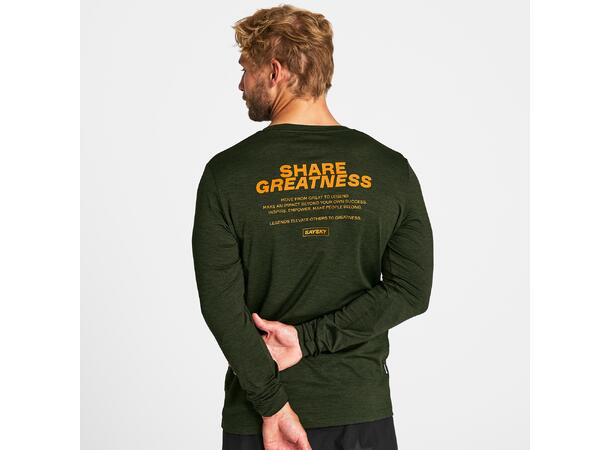 SAYSKY M Trøye Statement Pace LS L Statement Løpetrøye -Share greatness 
