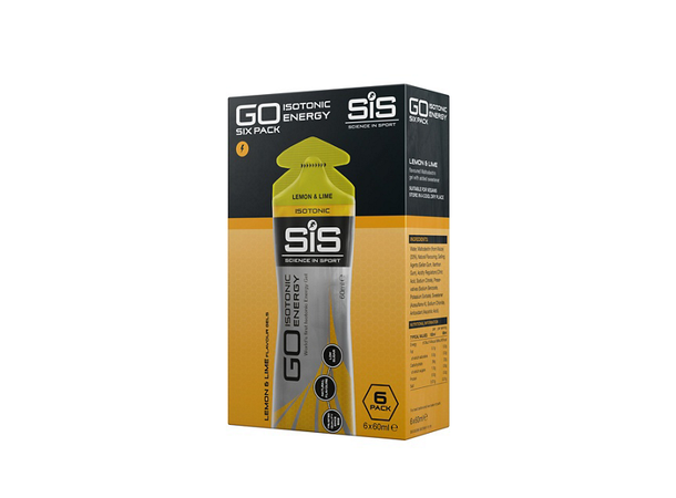 SIS Go Iso Gel 6pk Sitron/Lime 6x60ml Isotonic gel med sitron og lime 6pk 