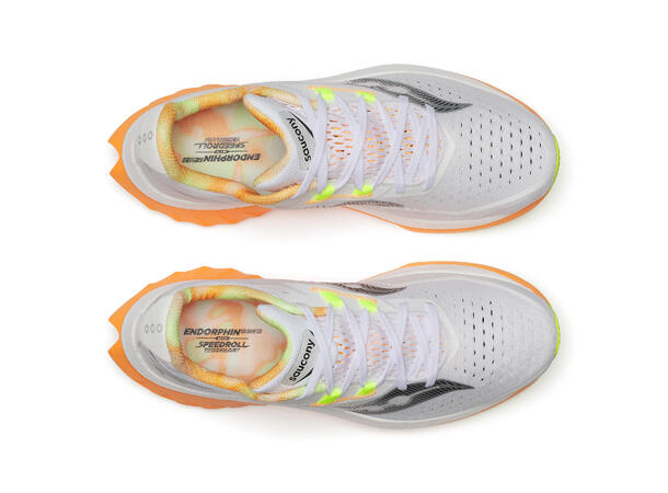 Saucony Løpesko M Endorphin Speed 4 42 Allsidig løpesko til herre - Wh/pe 