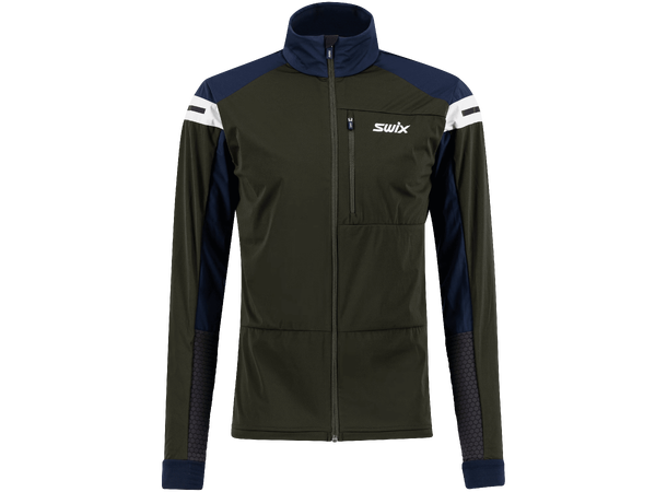 Swix Herre Jakke Nordic XC S Skijakke i softshell - Dark Olive 