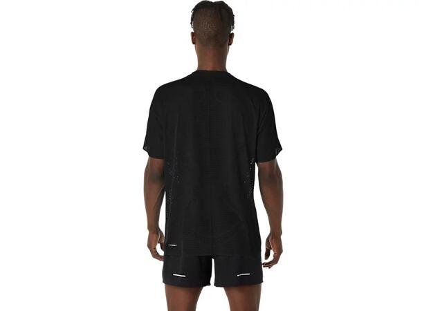 Asics Herre Trøye Metarun SS M Komfortabel løpetrøye - Black 