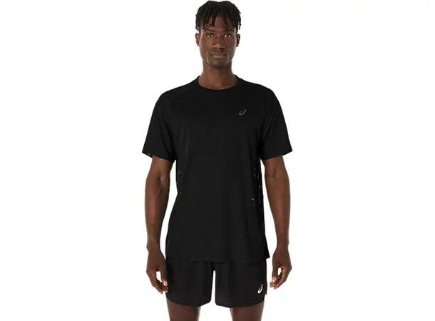 Asics Herre Trøye Metarun SS M Komfortabel løpetrøye - Black 