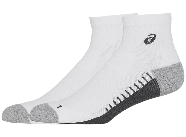 Asics Performance Run Sock Quarter 47-49 Teknisk Løpesokk, Hvit 