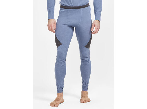 Craft Herre Core Wool Mix Set L Baselayer-Sett, Flow/Granite 