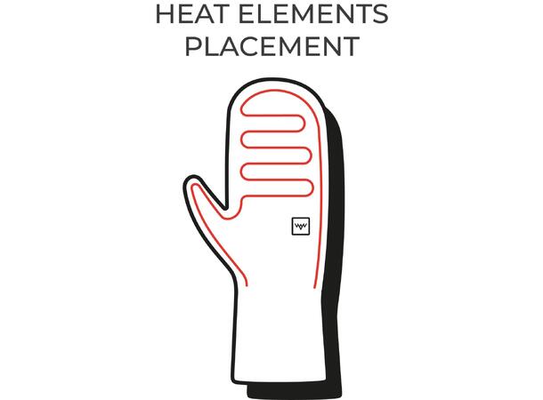 HeatX Everyday Varmevotter S Elektriske votter for hverdag og tur 
