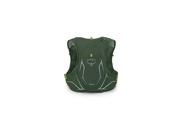 Osprey Duro 6 w/Flasks S Lett løpesekk med flasker SeGr/Li 