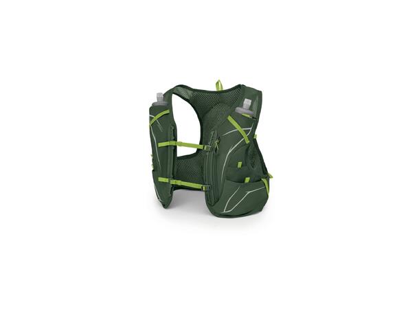 Osprey Duro 6 w/Flasks S Lett løpesekk med flasker SeGr/Li 