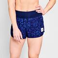 SAYSKY Dame Shorts 3&quot; Flower Pace L Praktisk og lett l&#248;peshorts - FlBlue