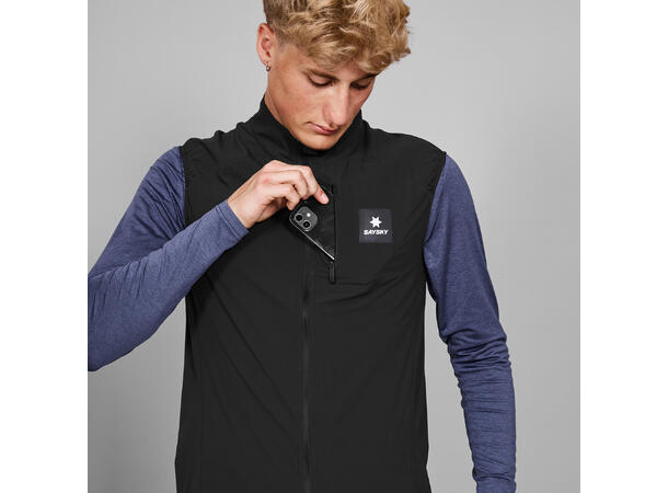 SAYSKY Unisex Vest Clean Pace Flex M Vest for løping,unisex -Black 