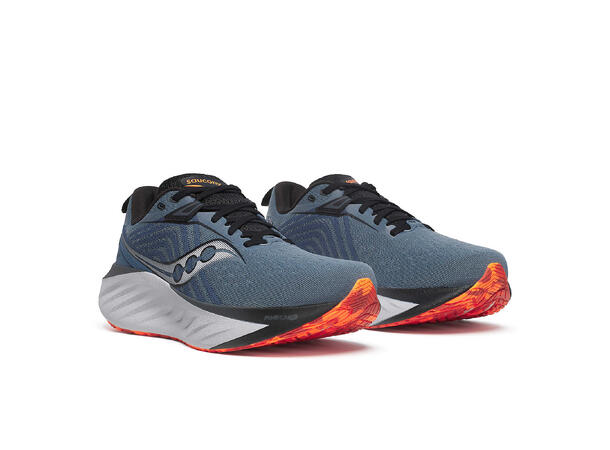 Saucony Løpesko M Triumph 22 44 Behagelig fulldempet løpesko -MIRAGE/BLK 