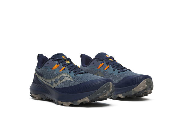 Saucony M Løpesko Peregrine 14 43 Nøytral terrengsko-DUSK/NAVY 