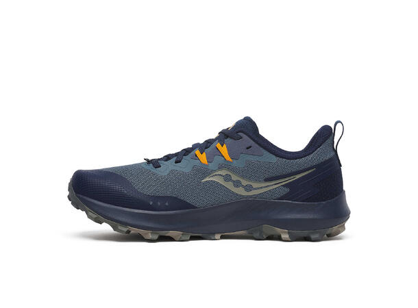 Saucony M Løpesko Peregrine 14 43 Nøytral terrengsko-DUSK/NAVY 