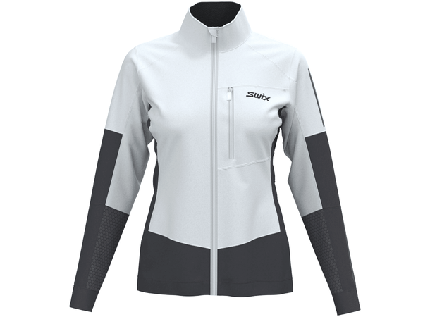 Swix Dame Jakke Nordic XC M Skijakke i softshell -Bright White/Black 