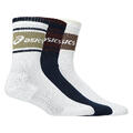 Asics Logo Crew Sock 3pk 47-49 Godt pustrende og myke bomullssokker -Md