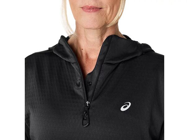 Asics W Trøye LS Road Winter S Varm og pustende løpehoodie - PB 