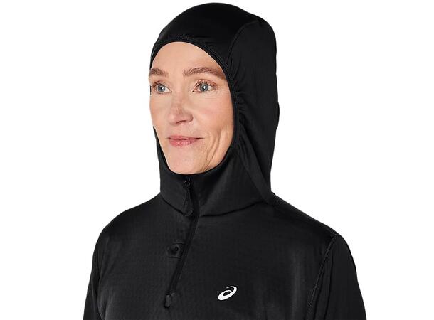 Asics W Trøye LS Road Winter S Varm og pustende løpehoodie - PB 