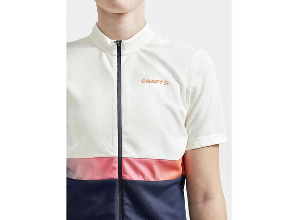 Craft Dame Jersey Core Endur M Sykkel trøye med lommer Whisper/Blaze 