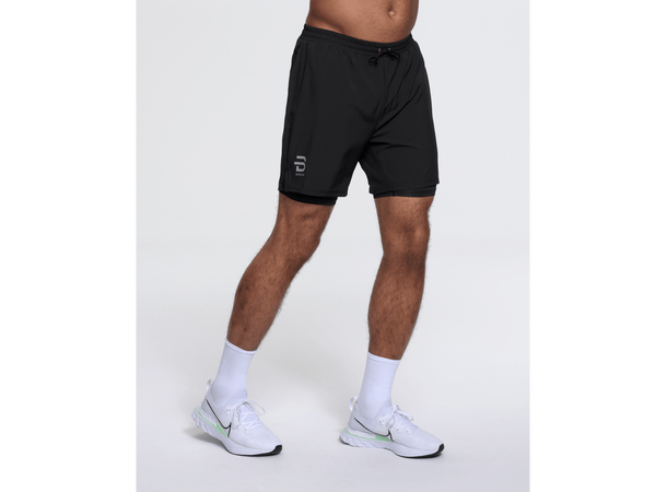 Dæhlie Herre Shorts Run 2in1 L Den perfekte lette 2-i-1 løpeshortsen 