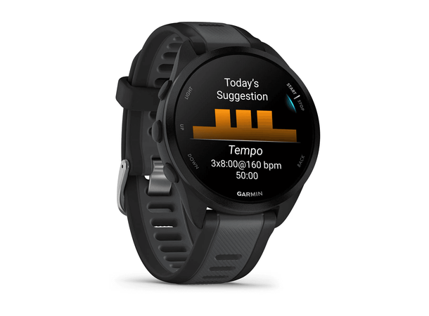 Garmin Forerunner 165 Music Flott treningsklokke med AMOLED-skjerm 