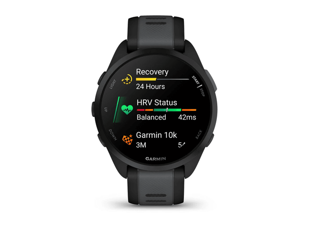Garmin Forerunner 165 Music Flott treningsklokke med AMOLED-skjerm 