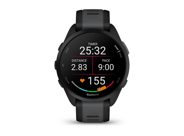 Garmin Forerunner 165 Music Flott treningsklokke med AMOLED-skjerm 