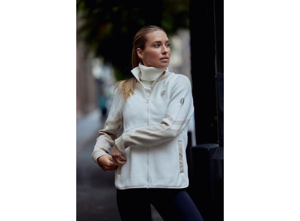 Johaug Vest Fusion Pile M Klassisk myk fleecevest - Tofu 