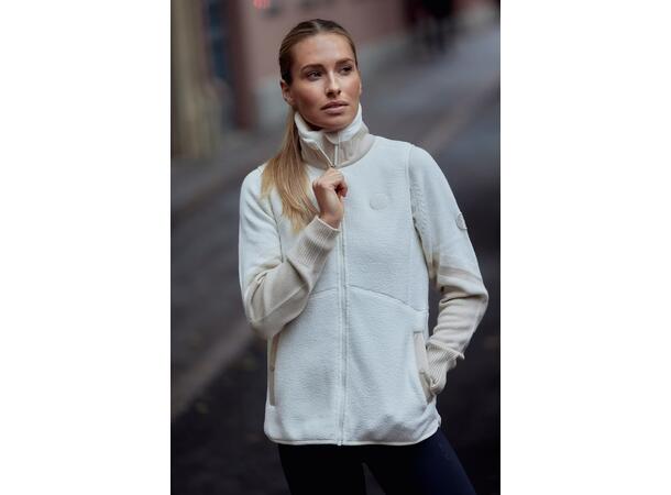 Johaug Vest Fusion Pile M Klassisk myk fleecevest - Tofu 