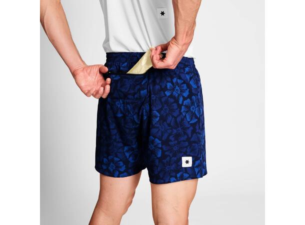 SAYSKY Herre Shorts 5" Flower Pace L Praktisk og lett løpeshorts - FlBl 