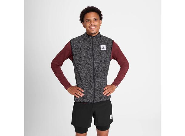 SAYSKY M Vest Reflective Pace M Lett og vindbeskyttende løpevest 