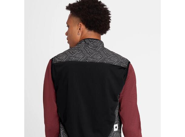SAYSKY M Vest Reflective Pace M Lett og vindbeskyttende løpevest 