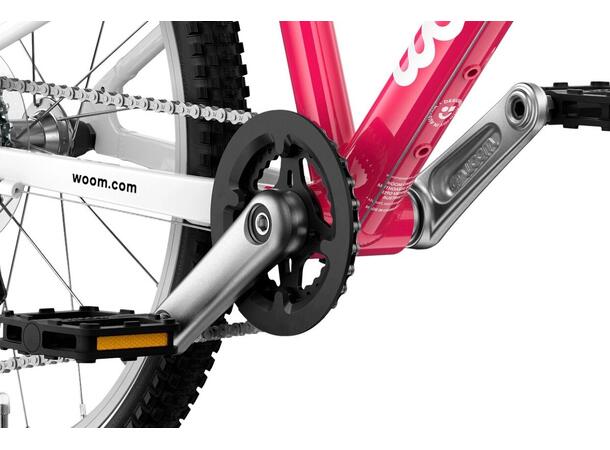 Woom 4 Go Barnesykkel 20" Hot Pink Optimalisert geometri for barn 115-130cm 