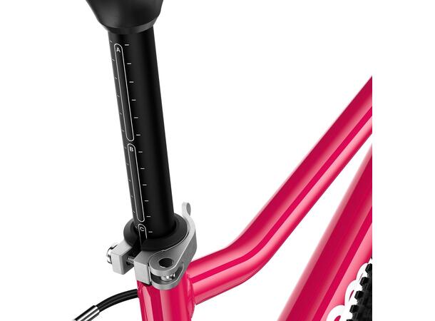 Woom 4 Go Barnesykkel 20" Hot Pink Optimalisert geometri for barn 115-130cm 