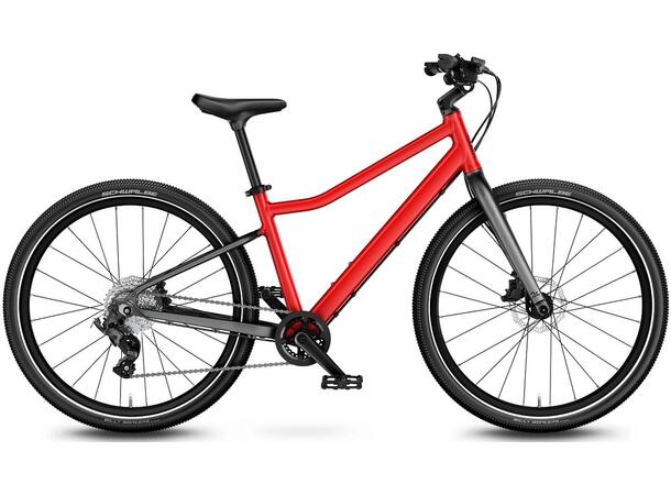 Woom 5 Explore Barnesykkel 24" Red Lett og komfortabel sykkel 125-145cm 