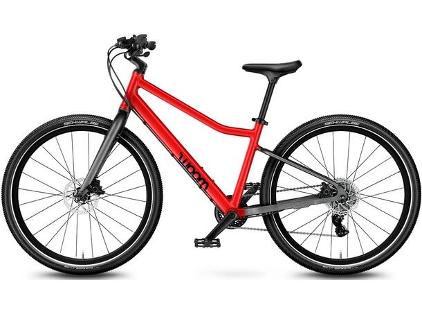 Woom 5 Explore Barnesykkel 24" Red Lett og komfortabel sykkel 125-145cm 