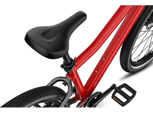 Woom 5 Explore Barnesykkel 24" Red Lett og komfortabel sykkel 125-145cm 