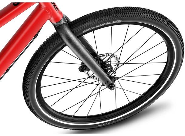Woom 5 Explore Barnesykkel 24" Red Lett og komfortabel sykkel 125-145cm 