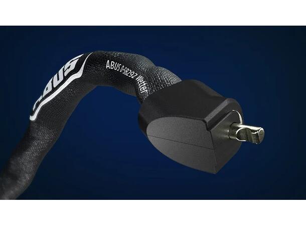 Abus Kjettinglås Yardo 7807F/110 Black Lynrask lås med fingeravtrykkscanner 