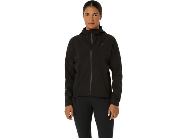 Asics Dame Jakke Metarun Waterproof M Vanntett løpejakke -Black 