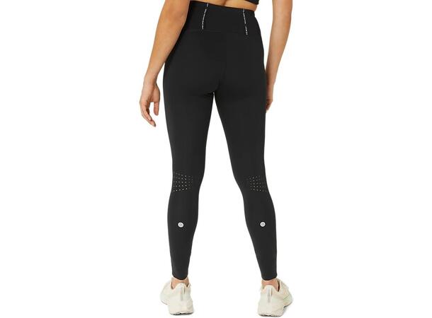 Asics W Tights Road High Waist XL Løpetights for alle årstider -Black 