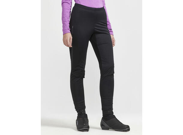 Craft Dame Tights ADV Nordic Training M Vindtett tights for kalde dager-Black 