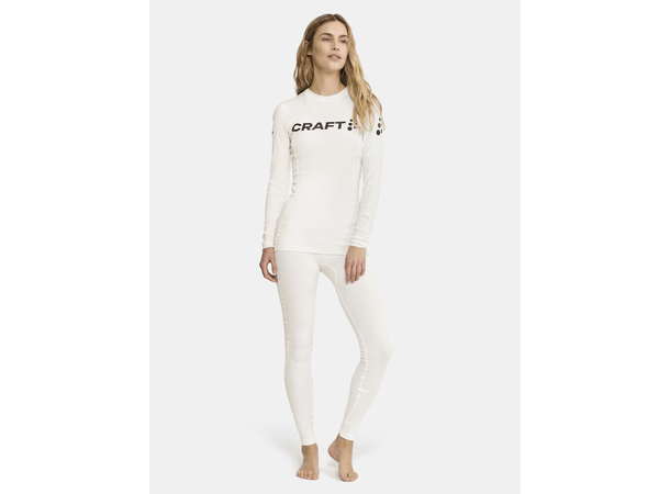 Craft W Bukse NOR Pro Wool Extreme X M Ullundertøy bukse - White 