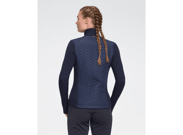 Dæhlie Dame Jakke Full Zip Comfy M Perfekt før og etter trening - Navy 