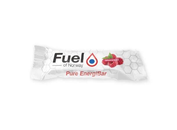 Fuel of Norway Energibar Bringebær 40g Energibar med smak av Bringebær 