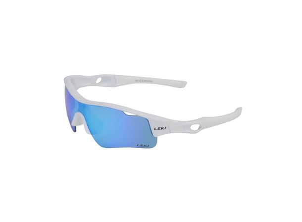Leki Vision Pro Crystal White Sportsbrille med tre utskiftbare linser 