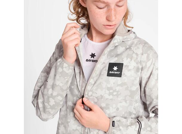 SAYSKY Dame Jakke Pace Camo M Lett løpejakke med vindbeskyttel - SA 