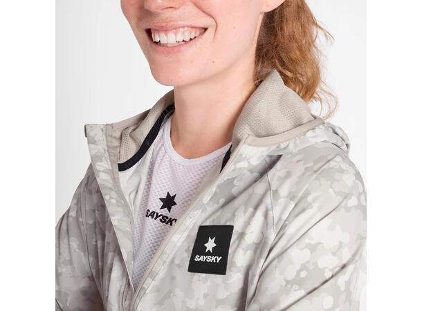 SAYSKY Dame Jakke Pace Camo M Lett løpejakke med vindbeskyttel - SA 
